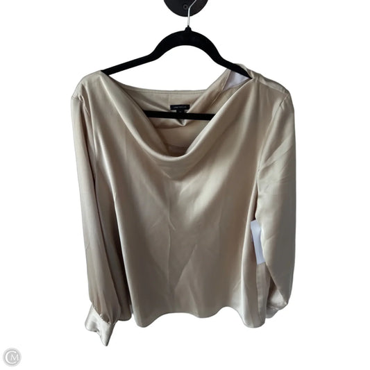 Top Long Sleeve By Ann Taylor In Gold, Size: Xl