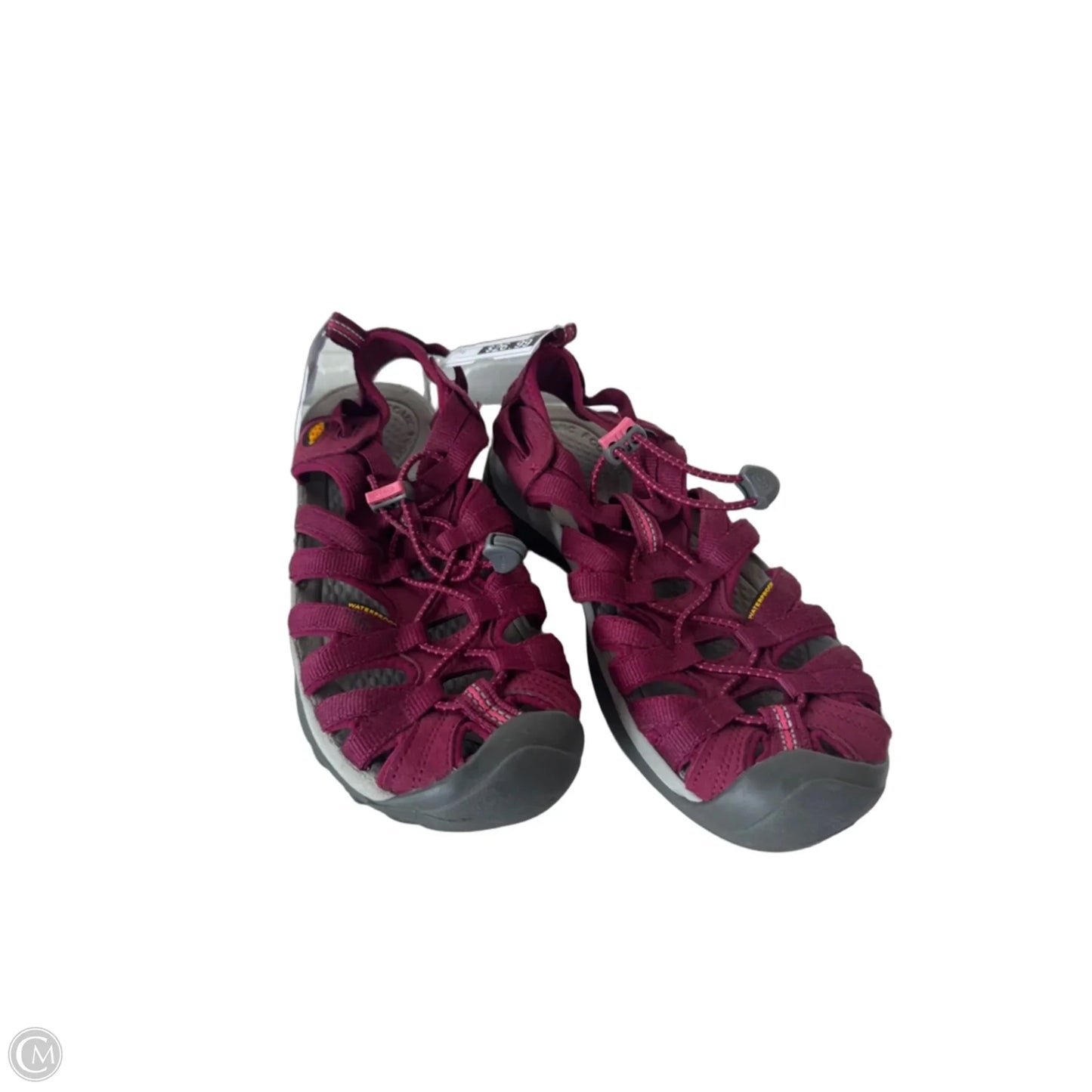 Shoes Athletic By Keen In Maroon, Size: 8