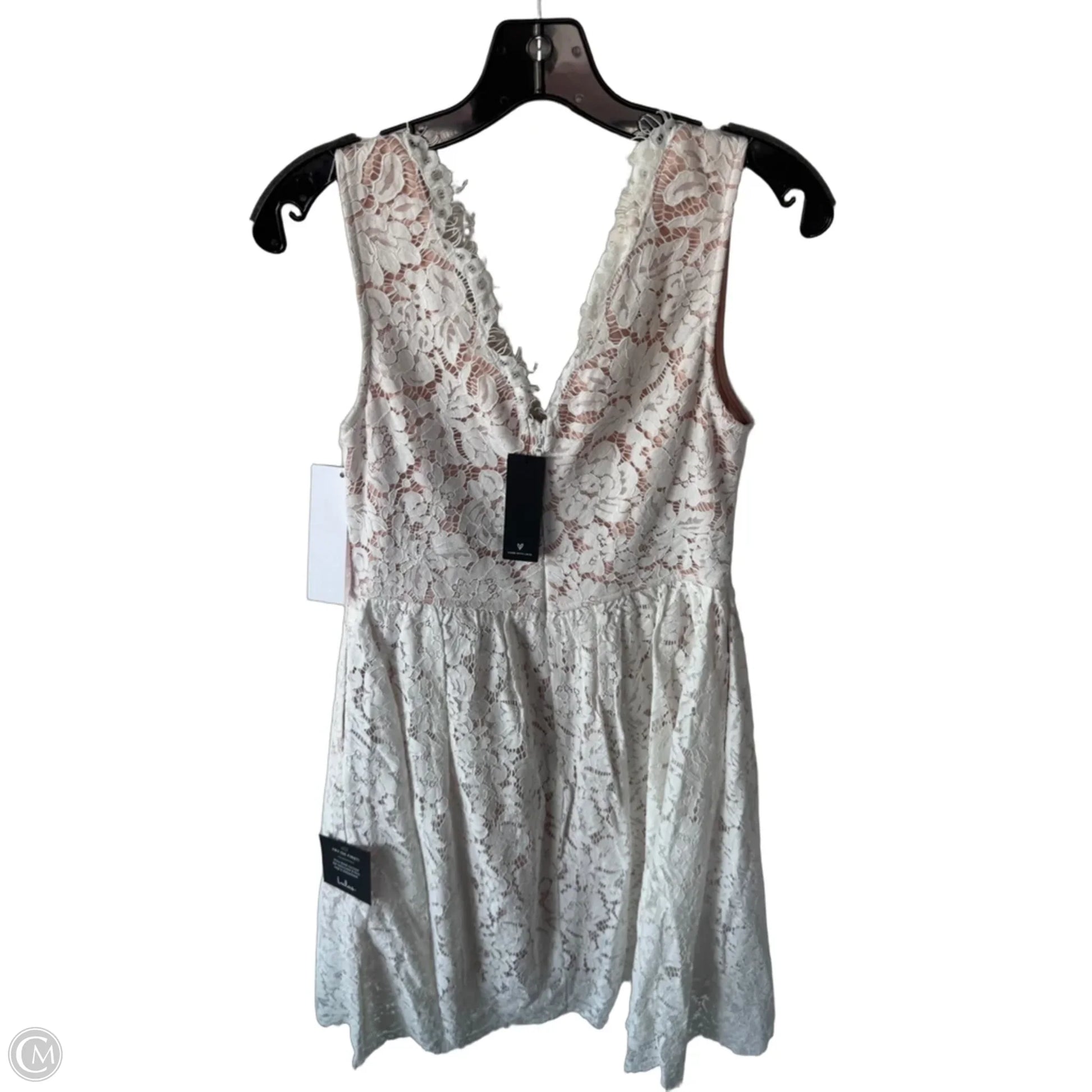 Dress Casual Midi By Lulus In White, Size: M Dress Casual Midi By Lulus In White, Size: M