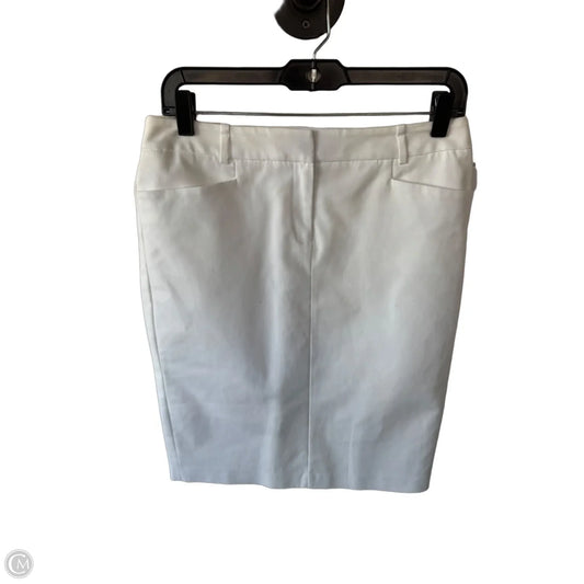 Skirt Mini & Short By Calvin Klein In White, Size: 6