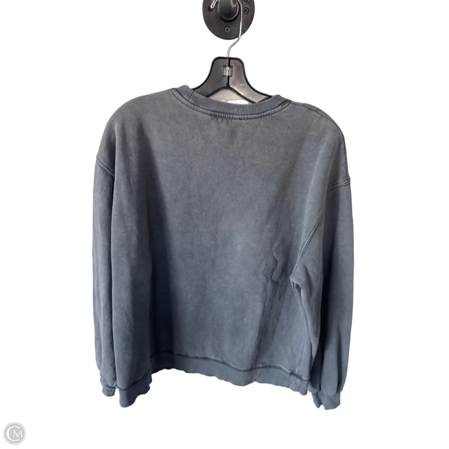 Sweatshirt Crewneck By Zara In Grey, Size: M