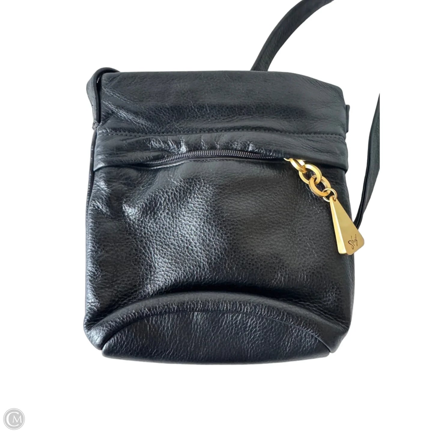 Crossbody Leather By Sharif, Size: Medium