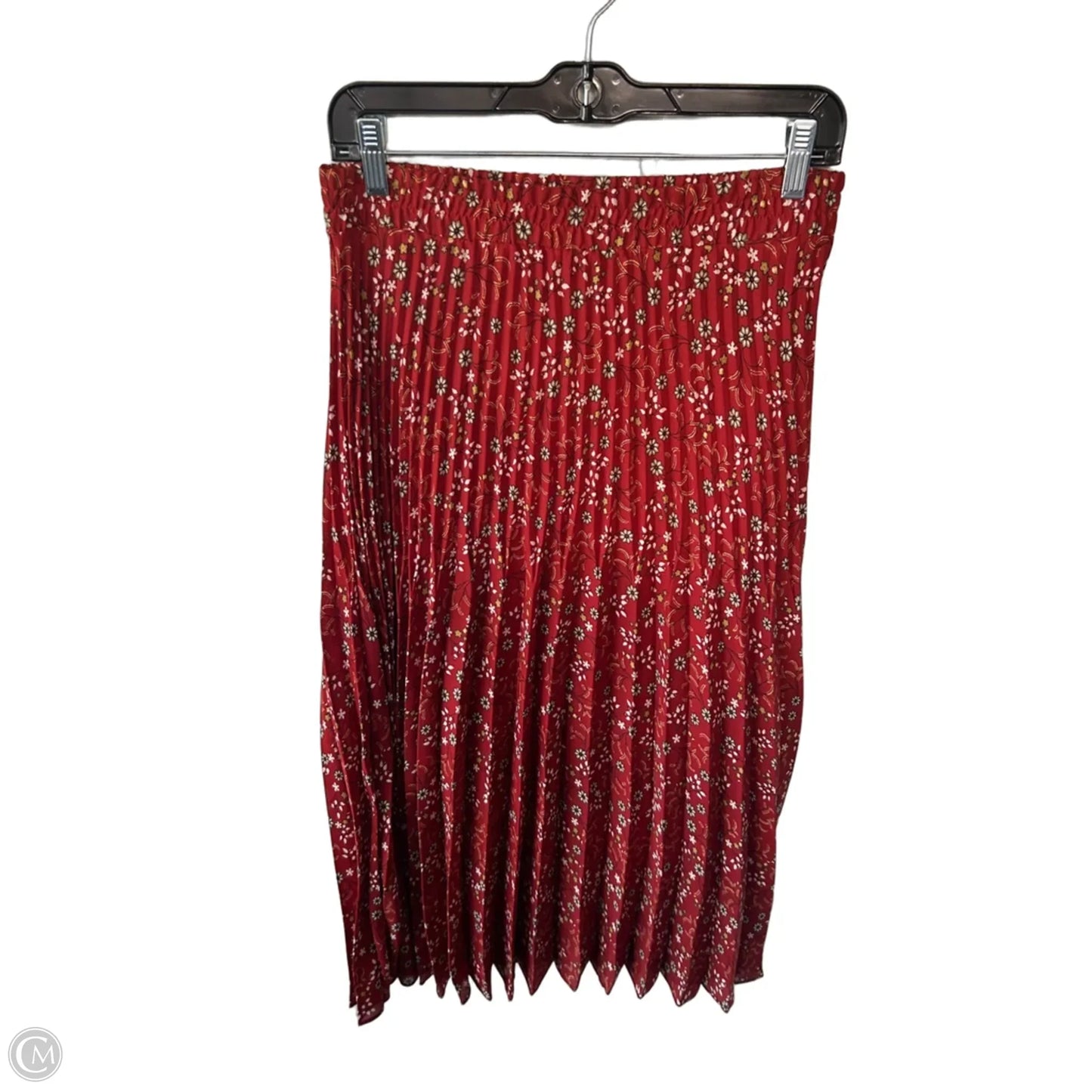 Skirt Maxi By Max Studio In Red & White, Size: 0