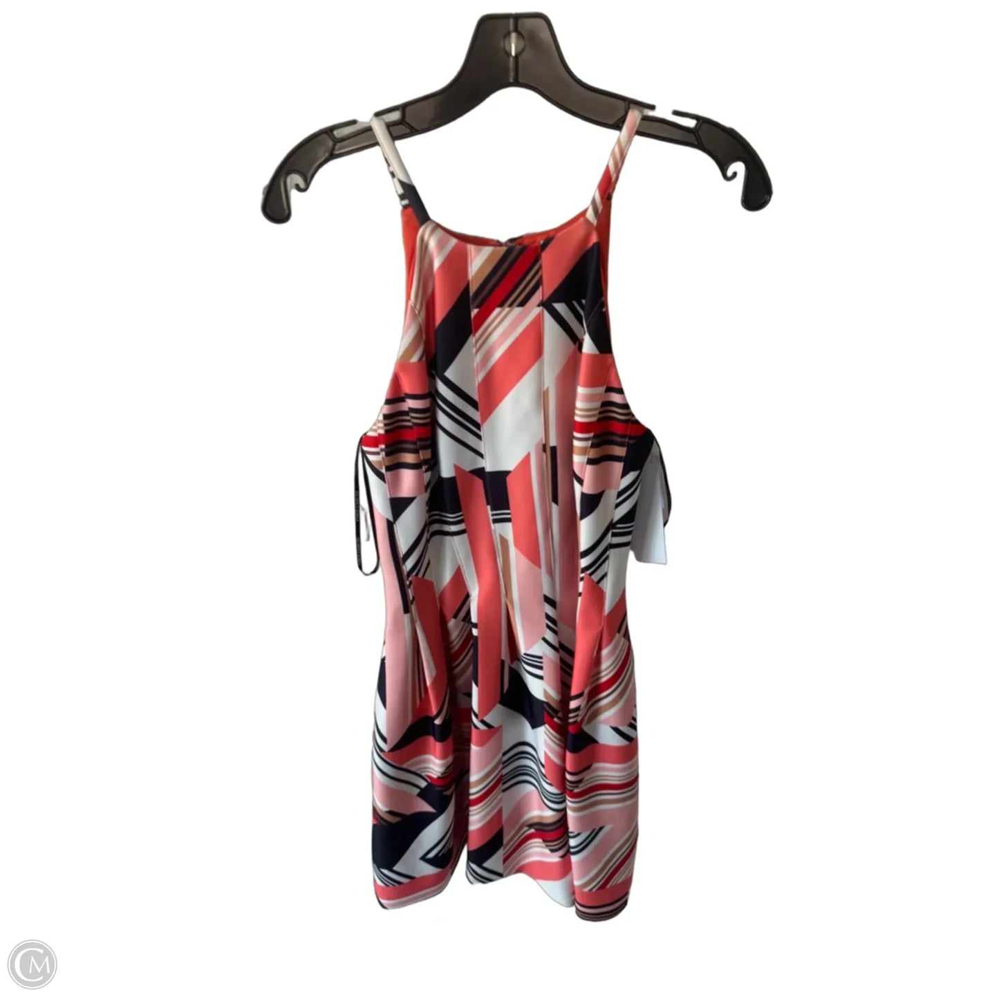 Dress Party Short By Vince Camuto In Blue & Orange, Size: M