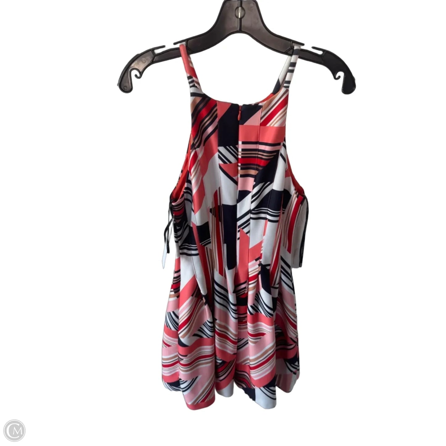Dress Party Short By Vince Camuto In Blue & Orange, Size: M