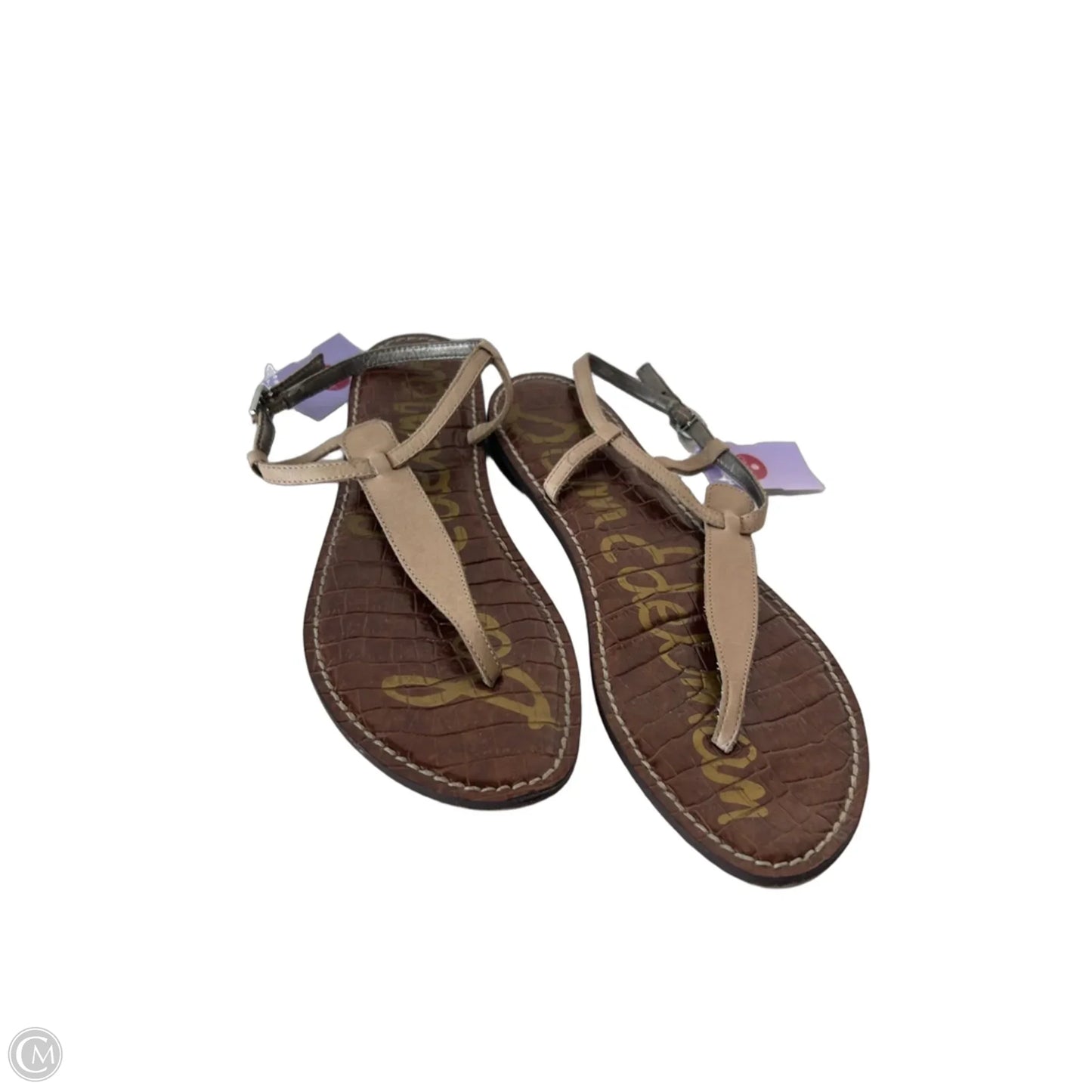 Sandals Flats By Sam Edelman In Bronze, Size: 9