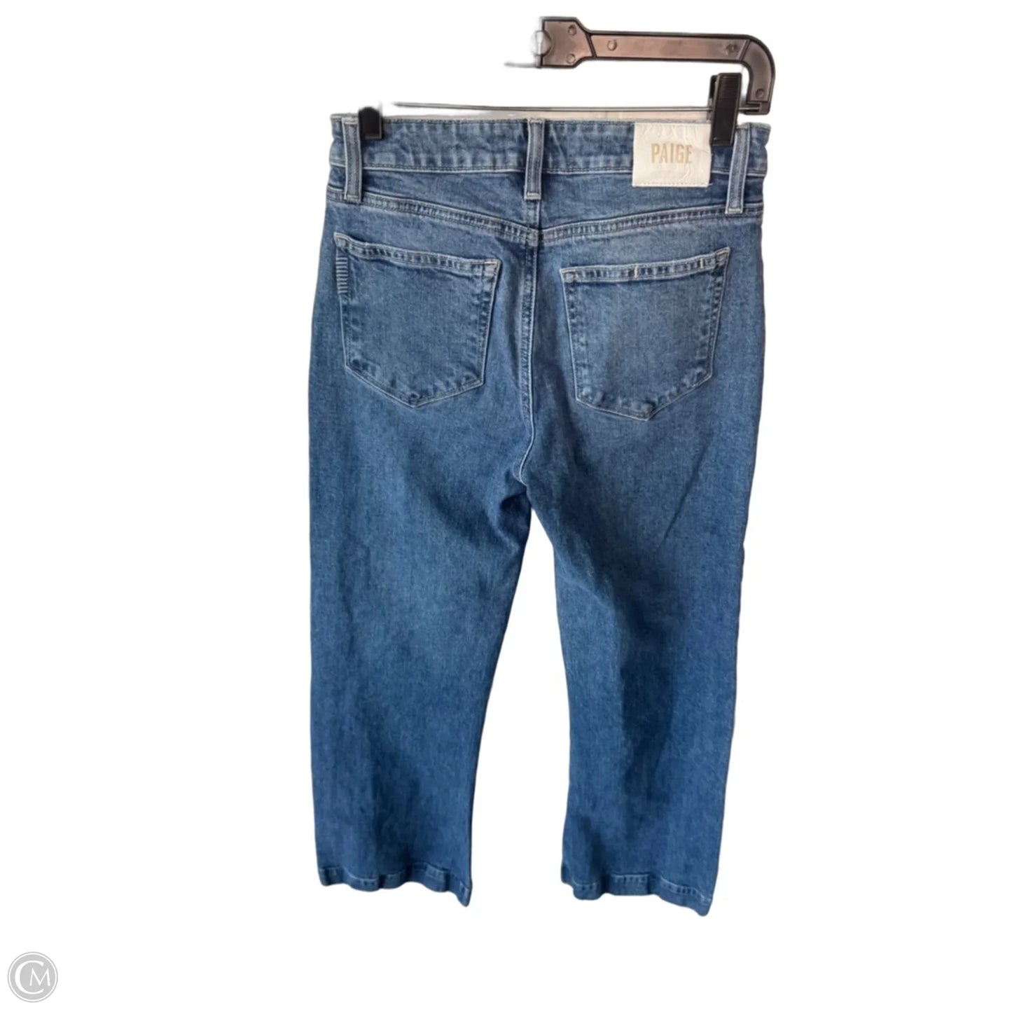 Jeans Wide Leg By Paige In Blue Denim, Size: 2