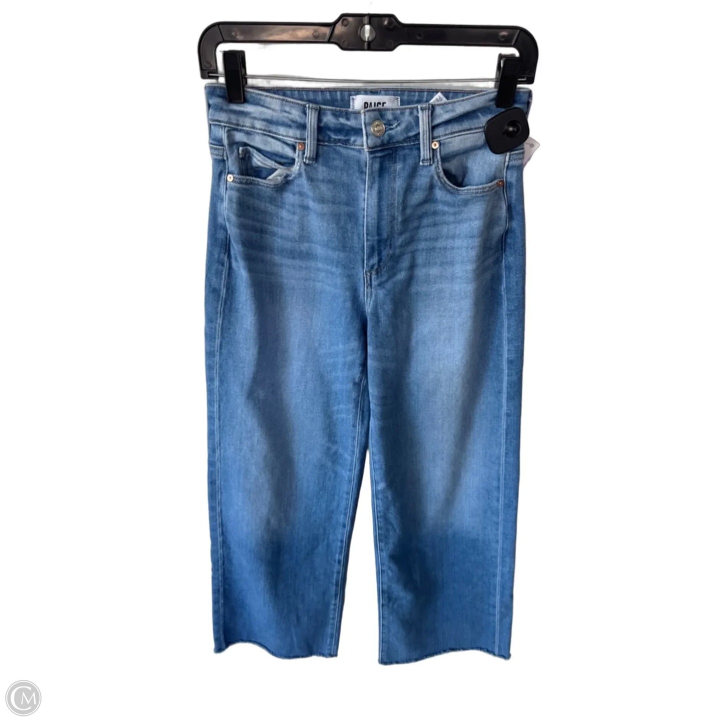 Jeans Wide Leg By Paige In Blue Denim, Size: 2