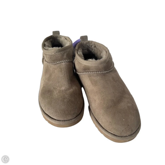 Slippers Designer By Ugg In Tan, Size: 8