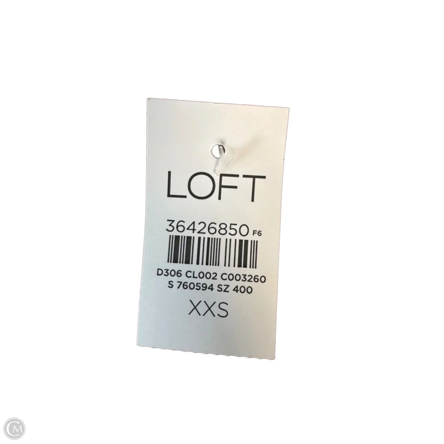 Top Sleeveless By Loft In Blue, Size: Xxs