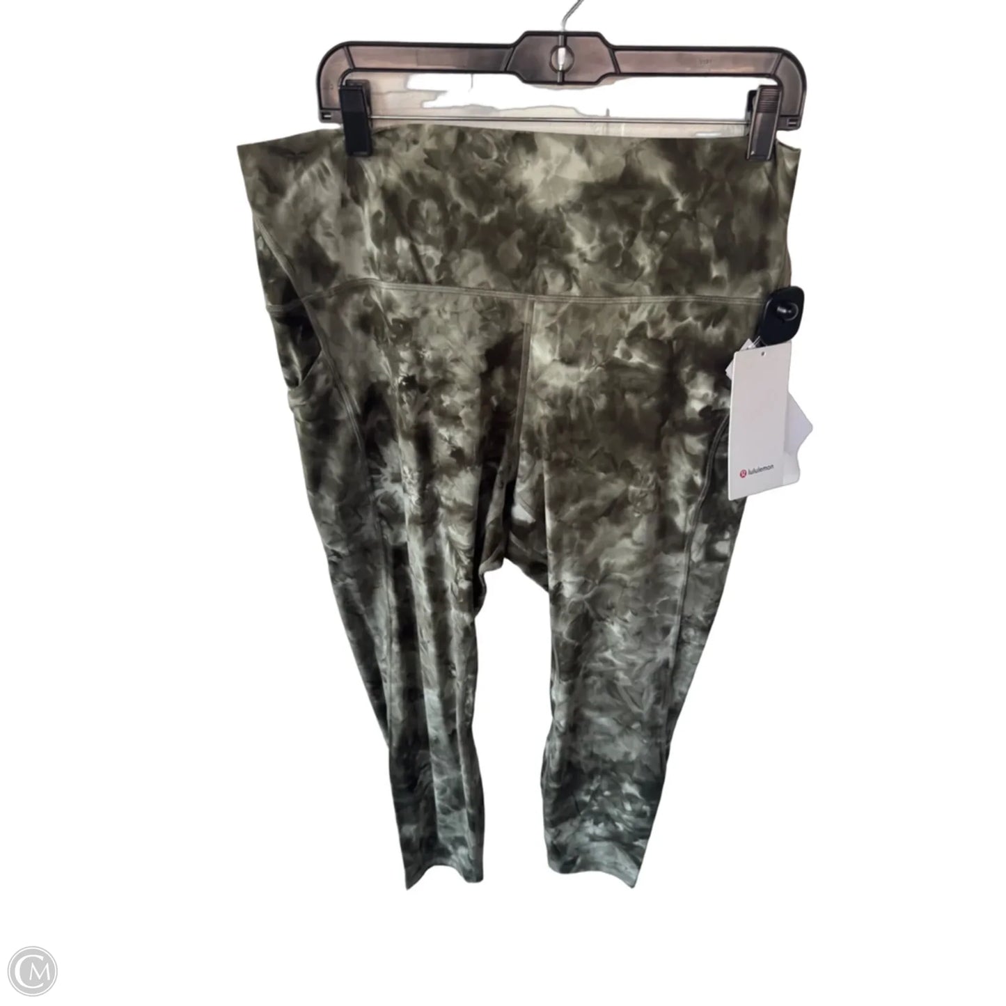 Athletic Leggings By Lululemon In Green, Size: 16