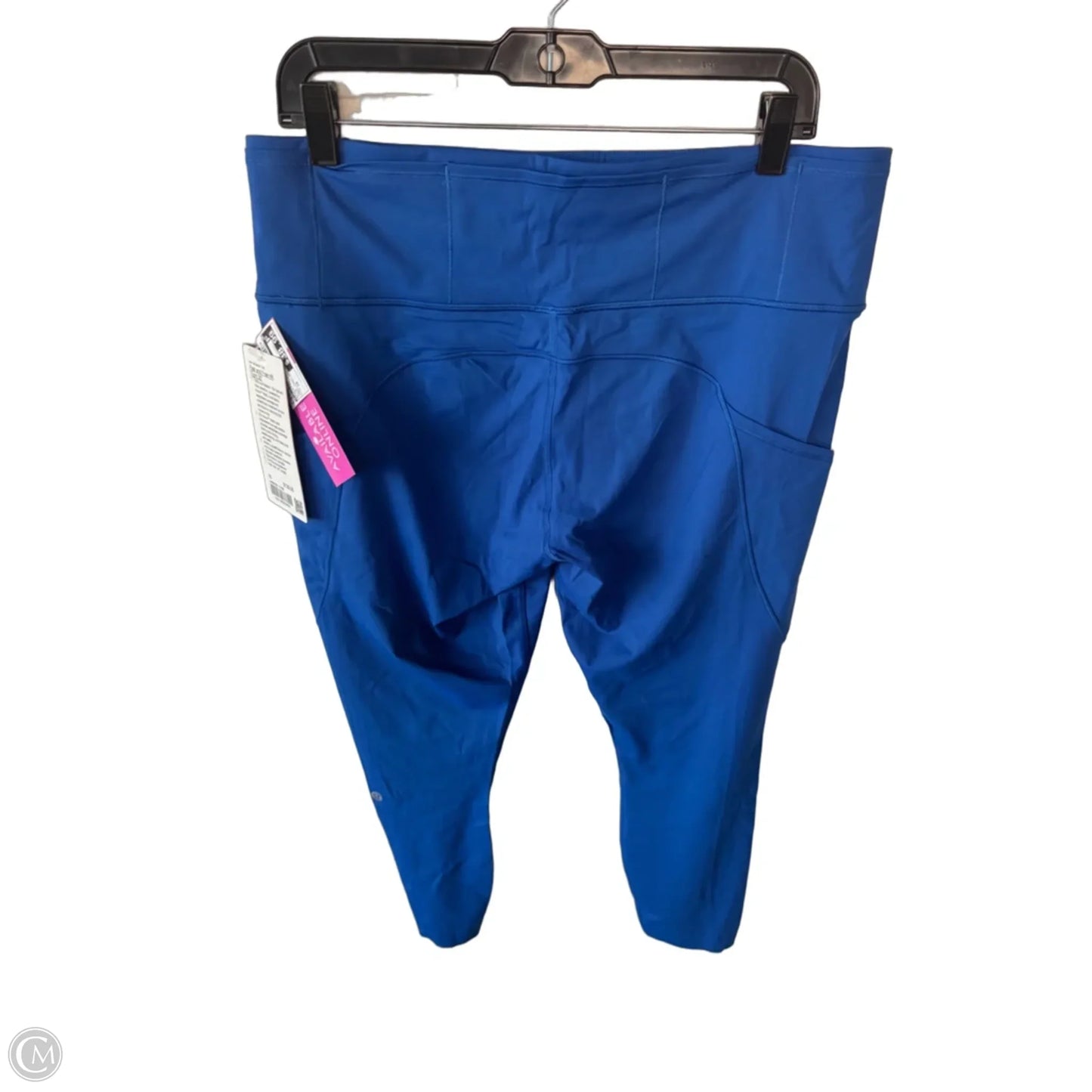 Athletic Leggings By Lululemon In Blue, Size: 16