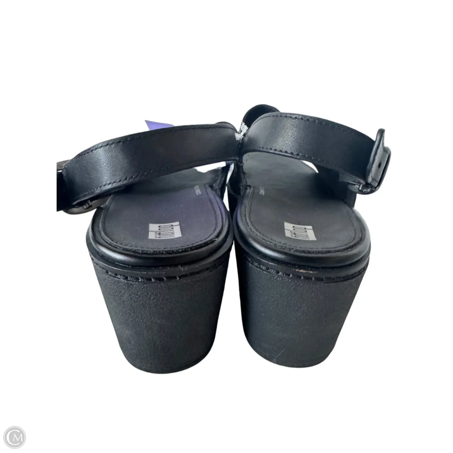 Sandals Heels Block By Fitflop In Black, Size: 9