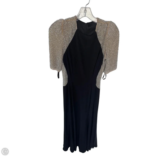 Dress Designer By Xscape In Black & Silver, Size: Mp