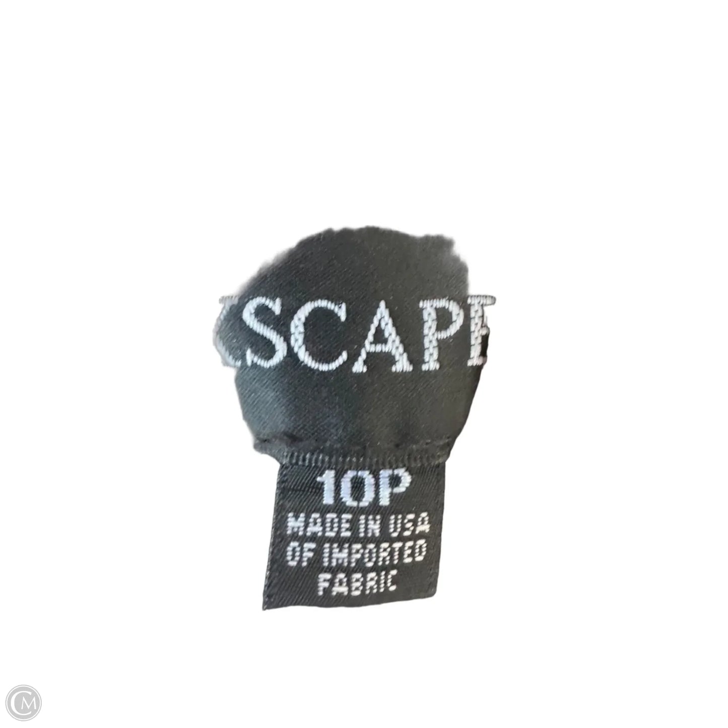 Dress Designer By Xscape In Black & Silver, Size: Mp
