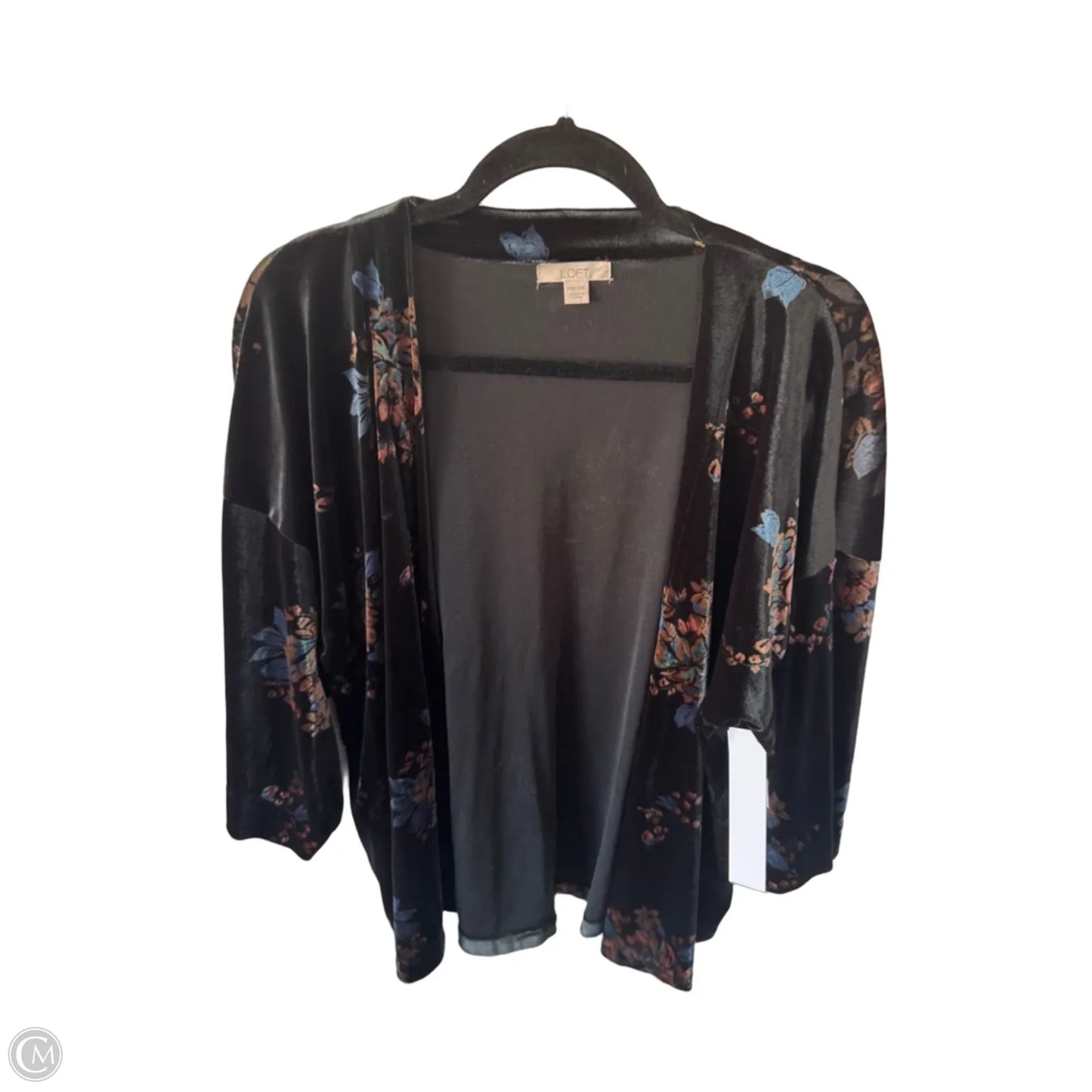 Kimono By Loft In Green & Tan, Size: Osfm