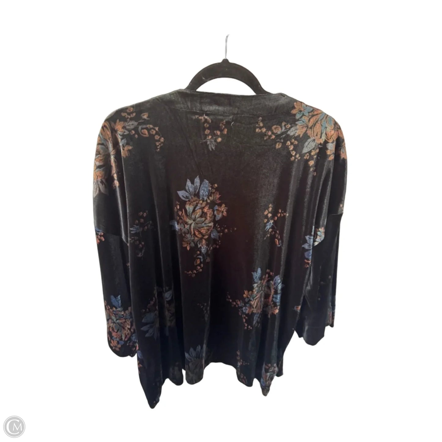 Kimono By Loft In Green & Tan, Size: Osfm