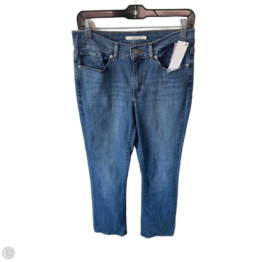 Jeans Boot Cut By Levis In Blue Denim, Size: 6