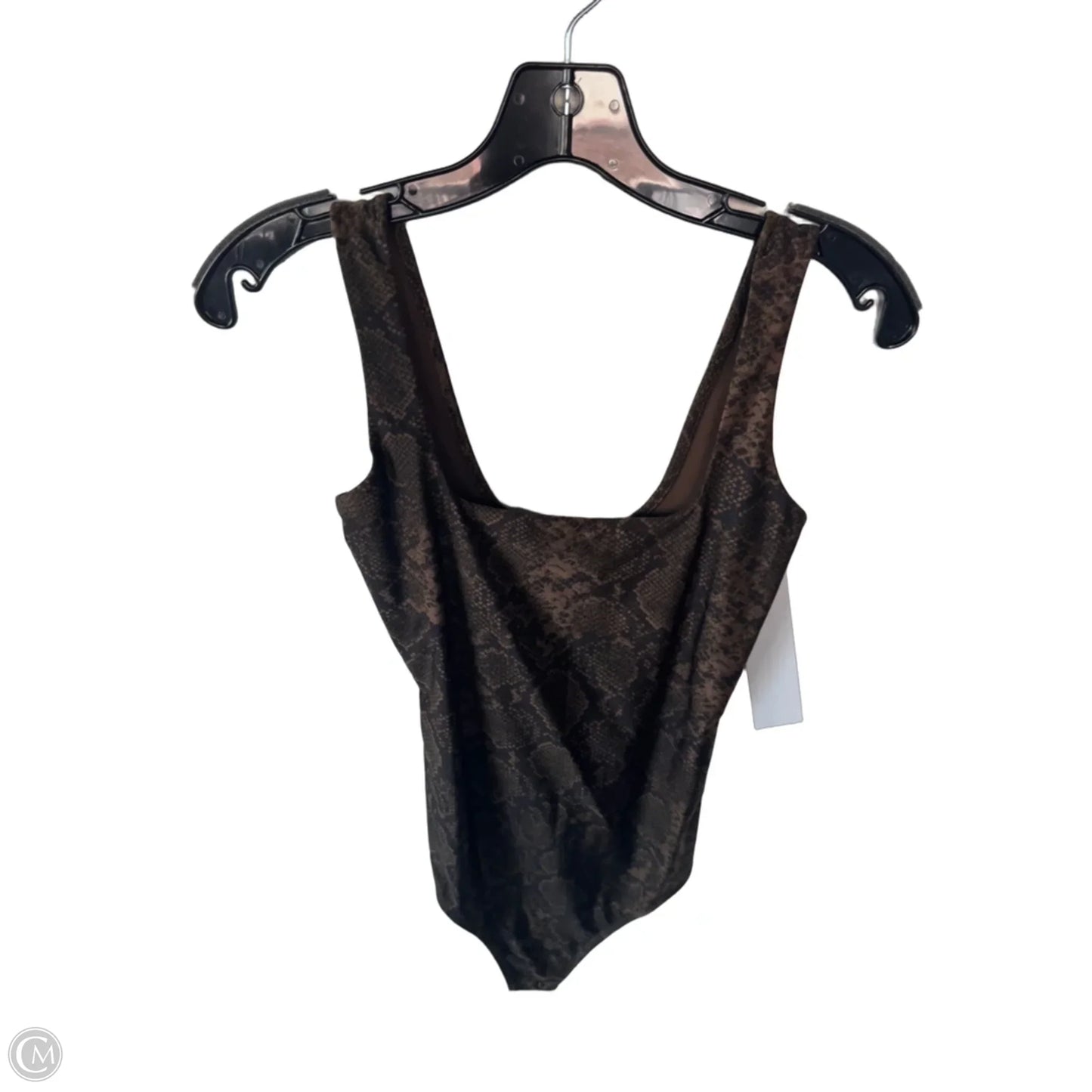 Bodysuit By Good American In Snakeskin Print, Size: S