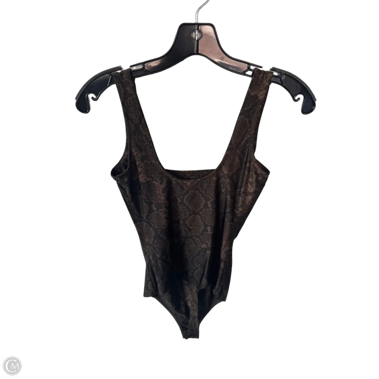 Bodysuit By Good American In Snakeskin Print, Size: S