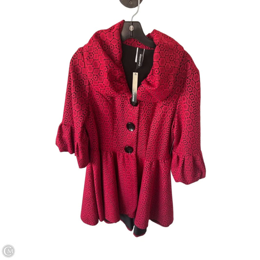 Coat Other By Clothes Mentor In Black & Red, Size: L