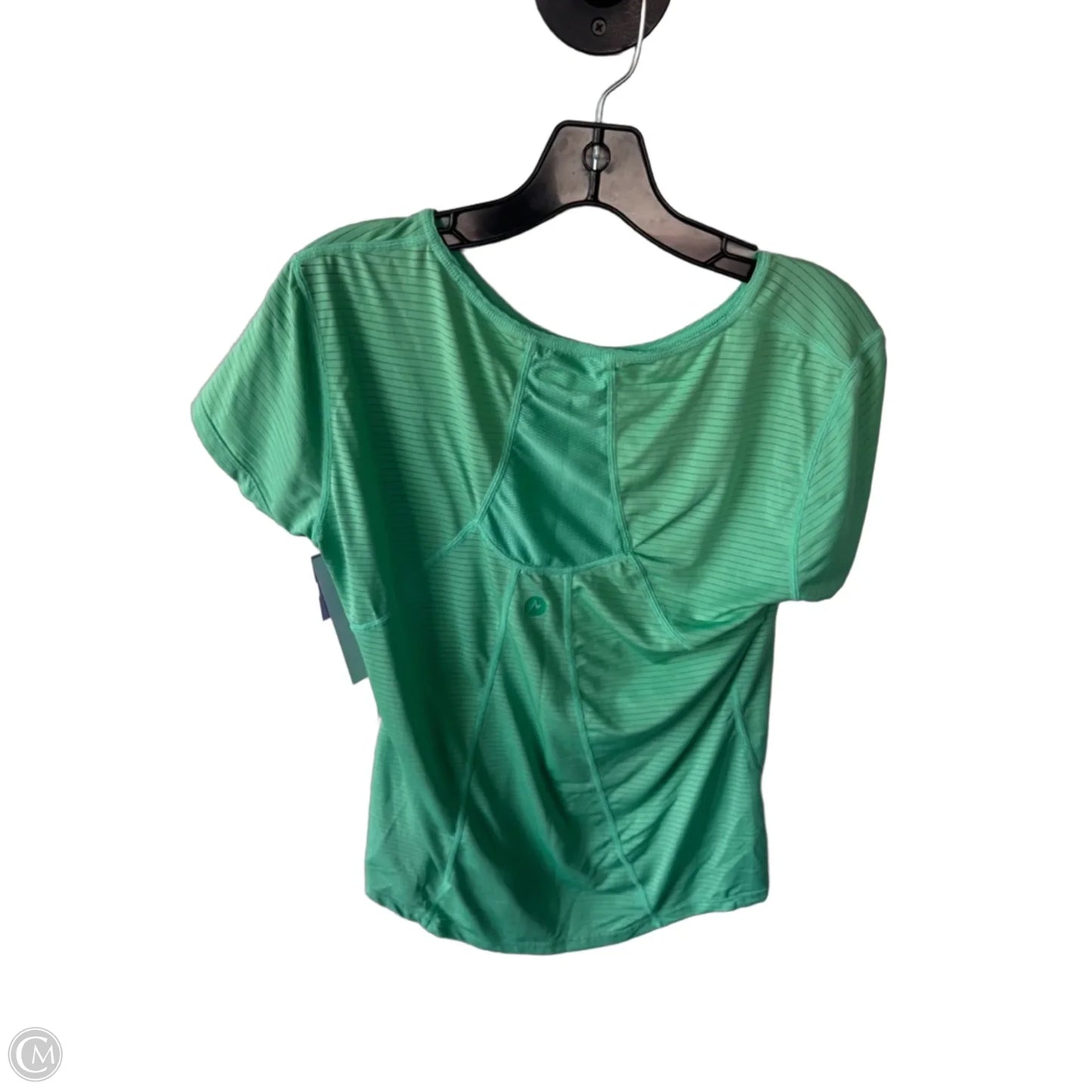 Athletic Top Short Sleeve By Marmot In Green, Size: M