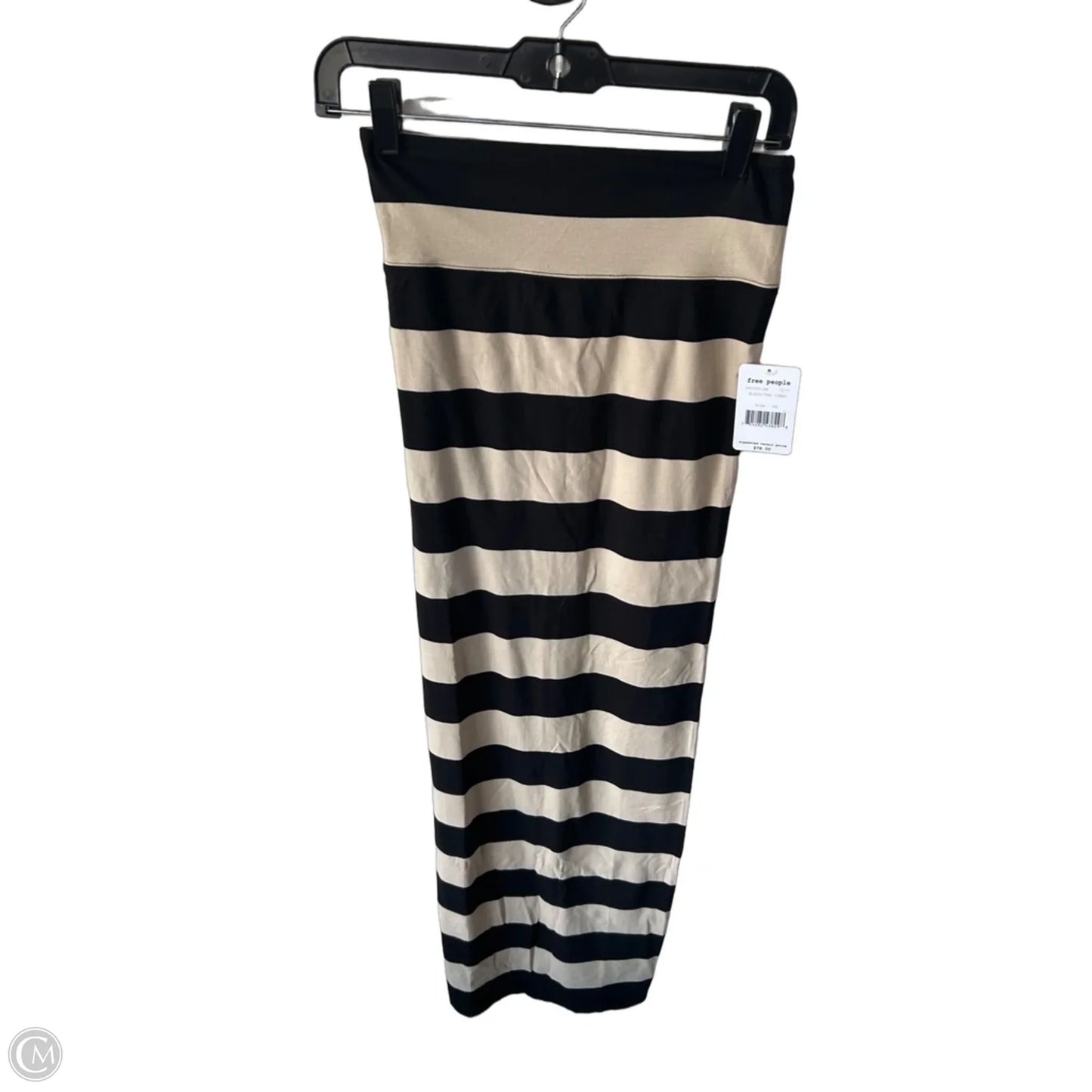 Skirt Maxi By Free People In Black & Tan, Size: 0
