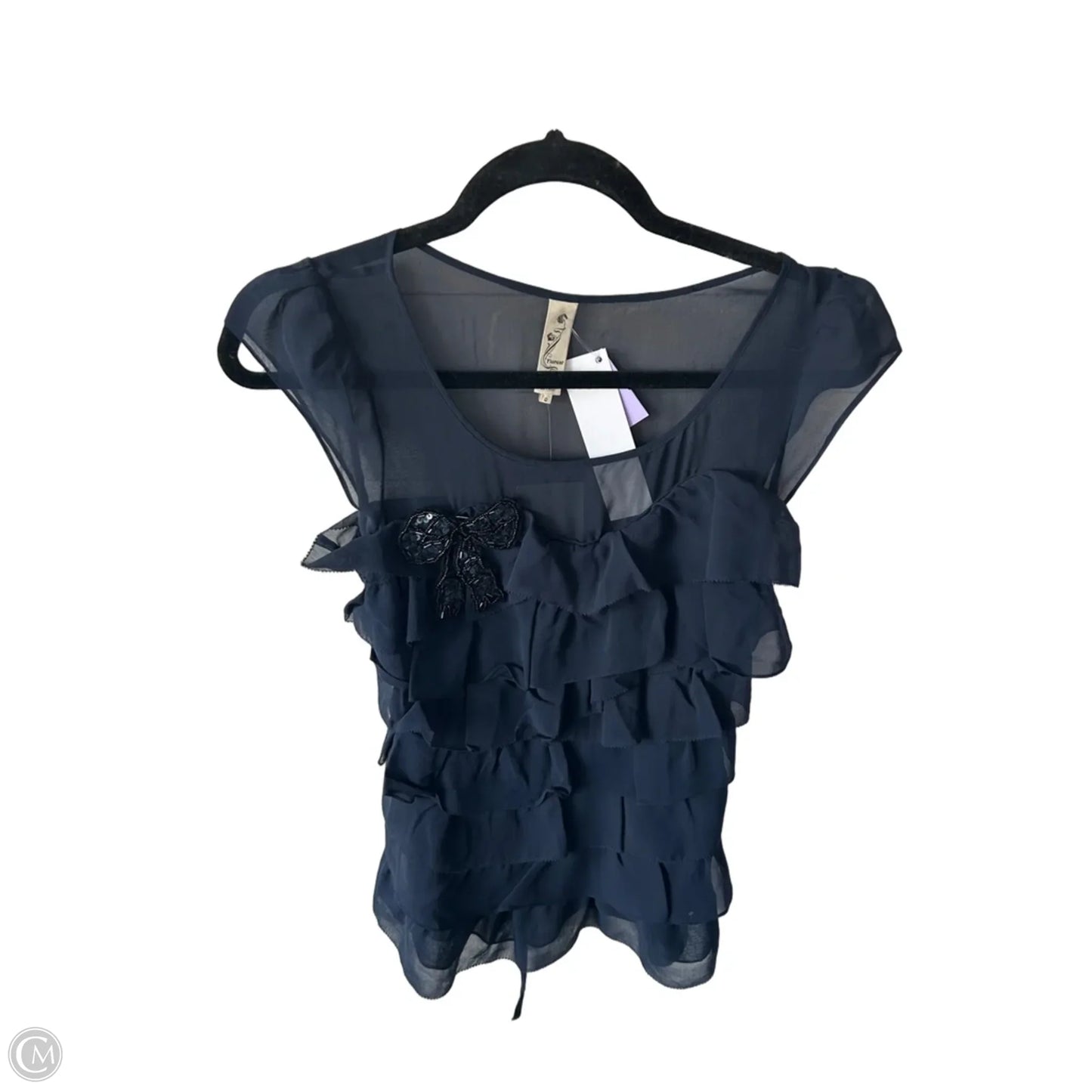 Top Short Sleeve By Floreat In Blue, Size: Xs