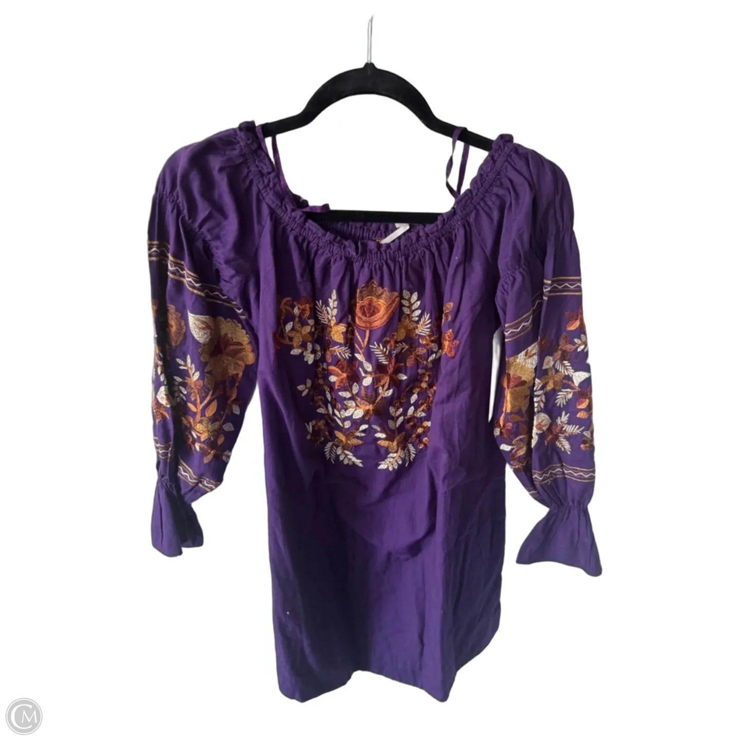 Dress Casual Short By Free People In Purple & Tan, Size: Xs