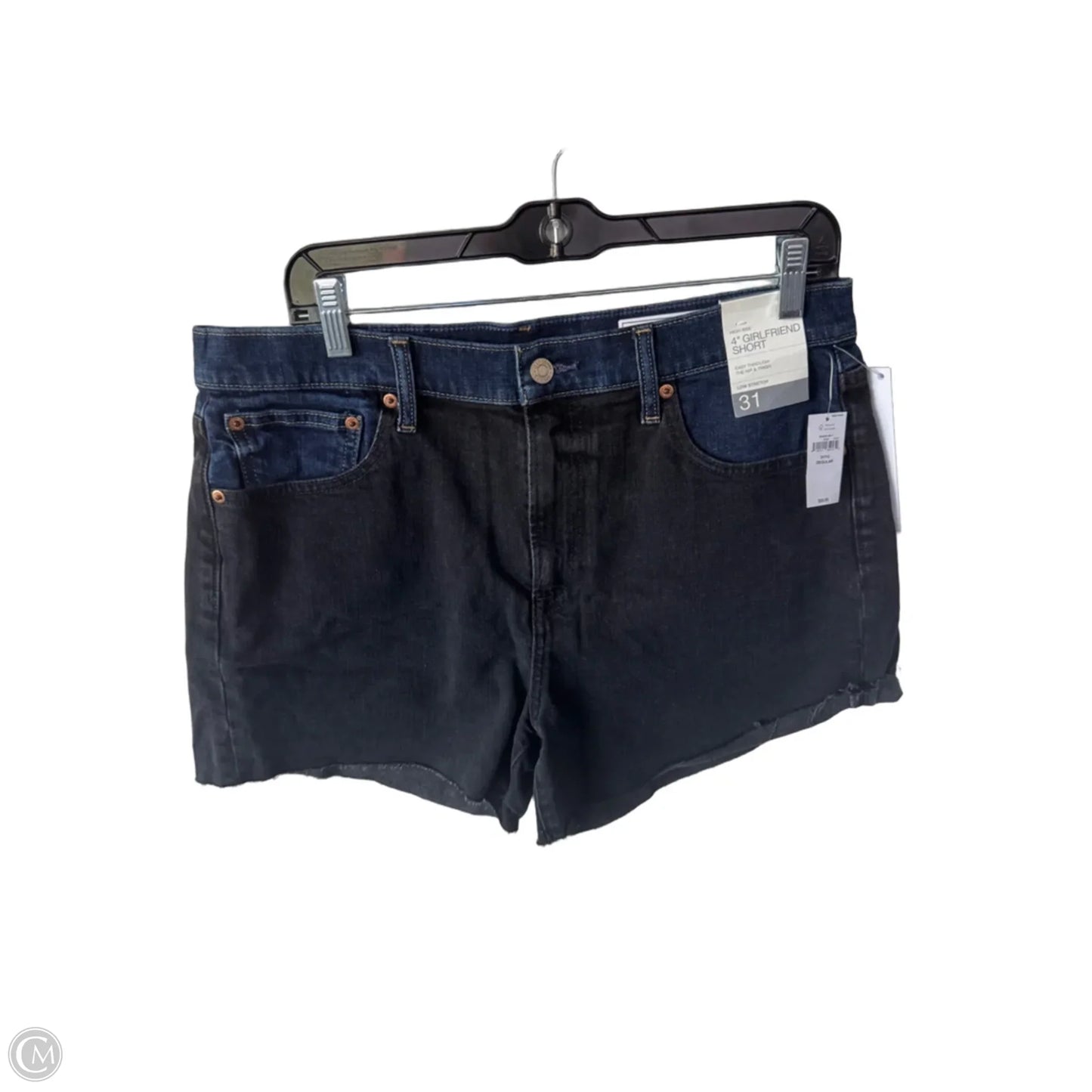 Shorts By Gap In Black Denim, Size: 12