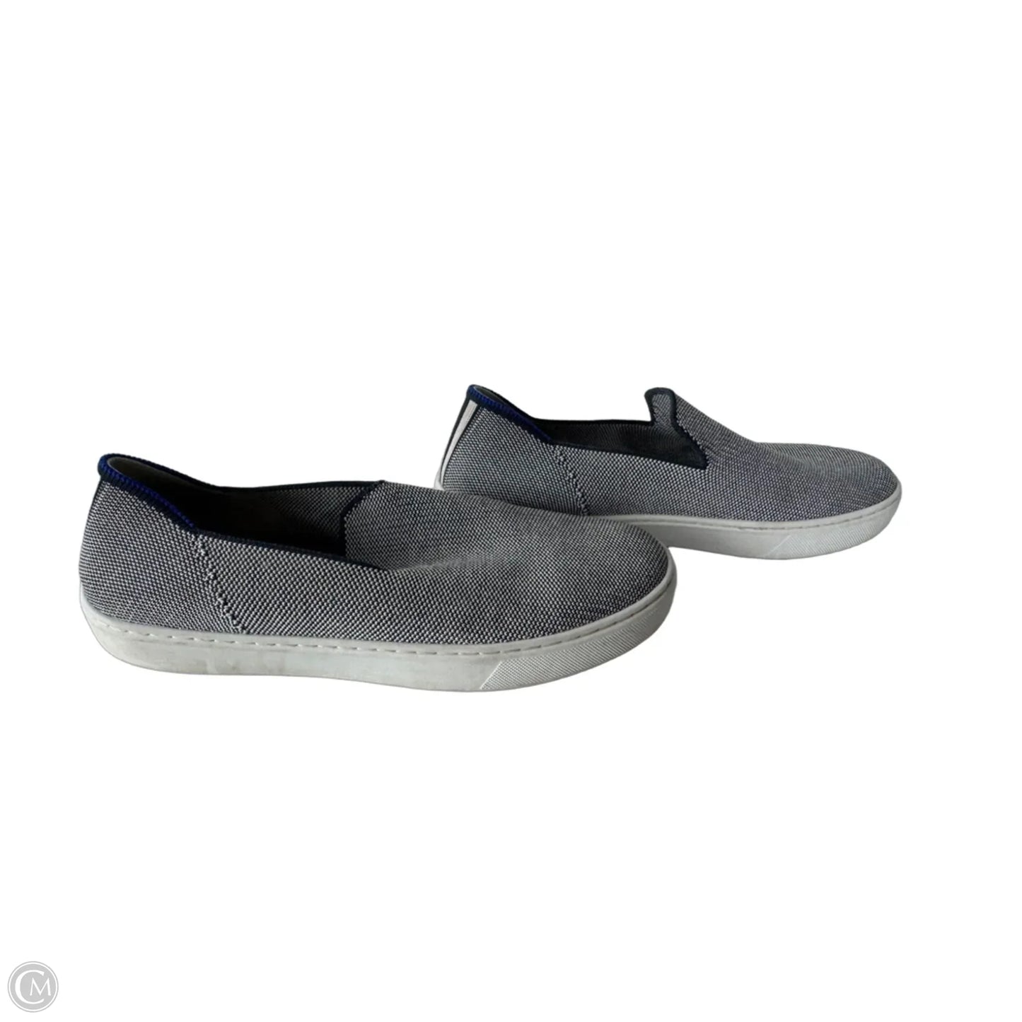 Shoes Flats By Rothys In Blue & White, Size: 8.5