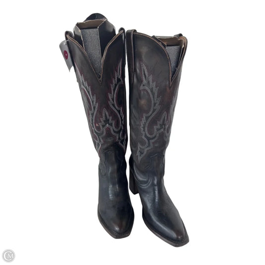Boots Western By Freebird In Black & Red, Size: 9