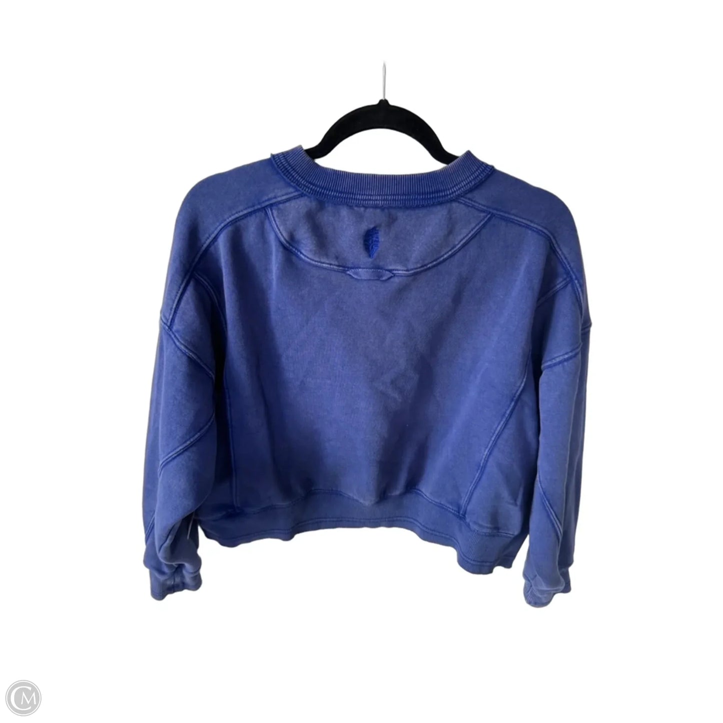 Sweatshirt Crewneck By Free People In Blue, Size: S