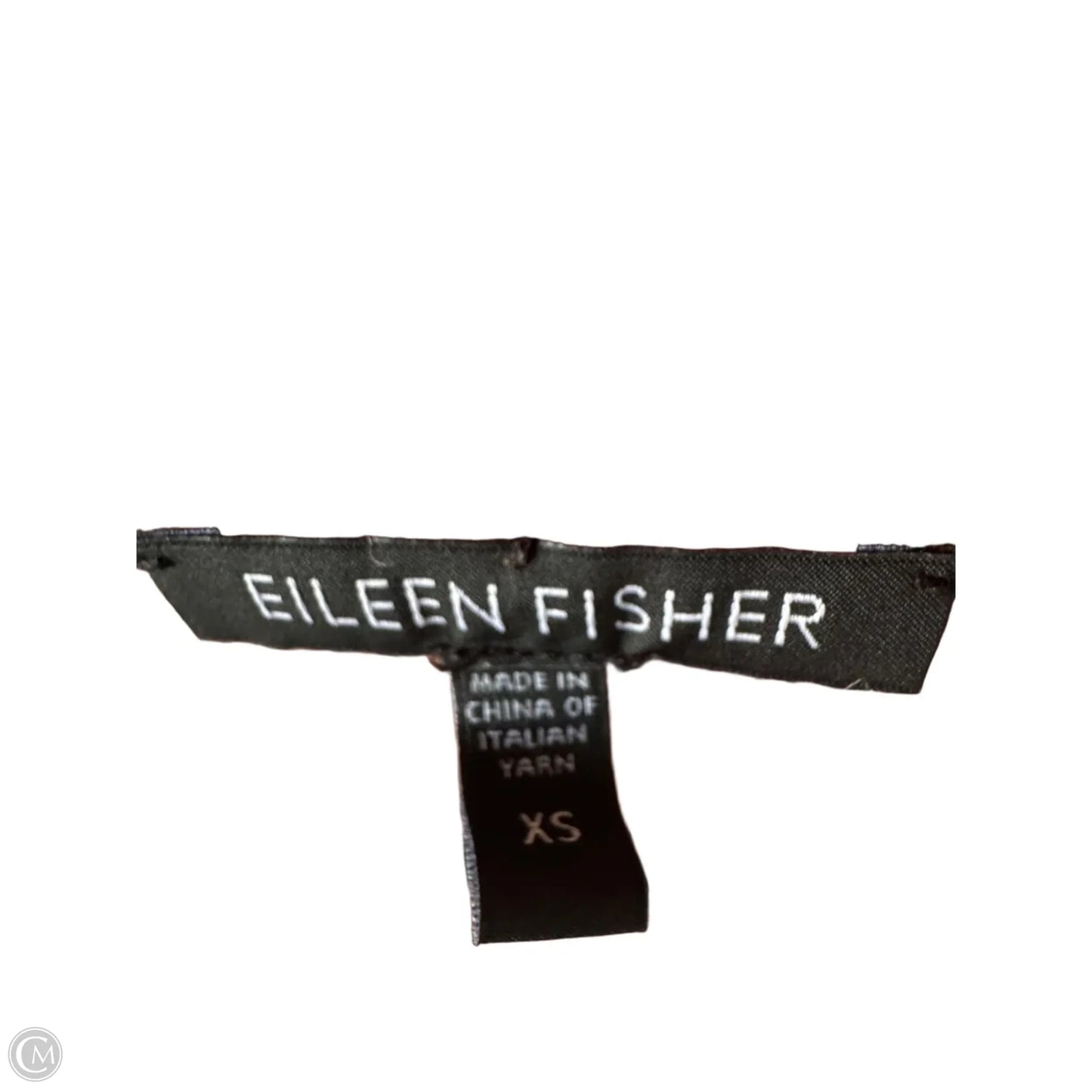 Sweater Cardigan By Eileen Fisher In Orange, Size: Xs