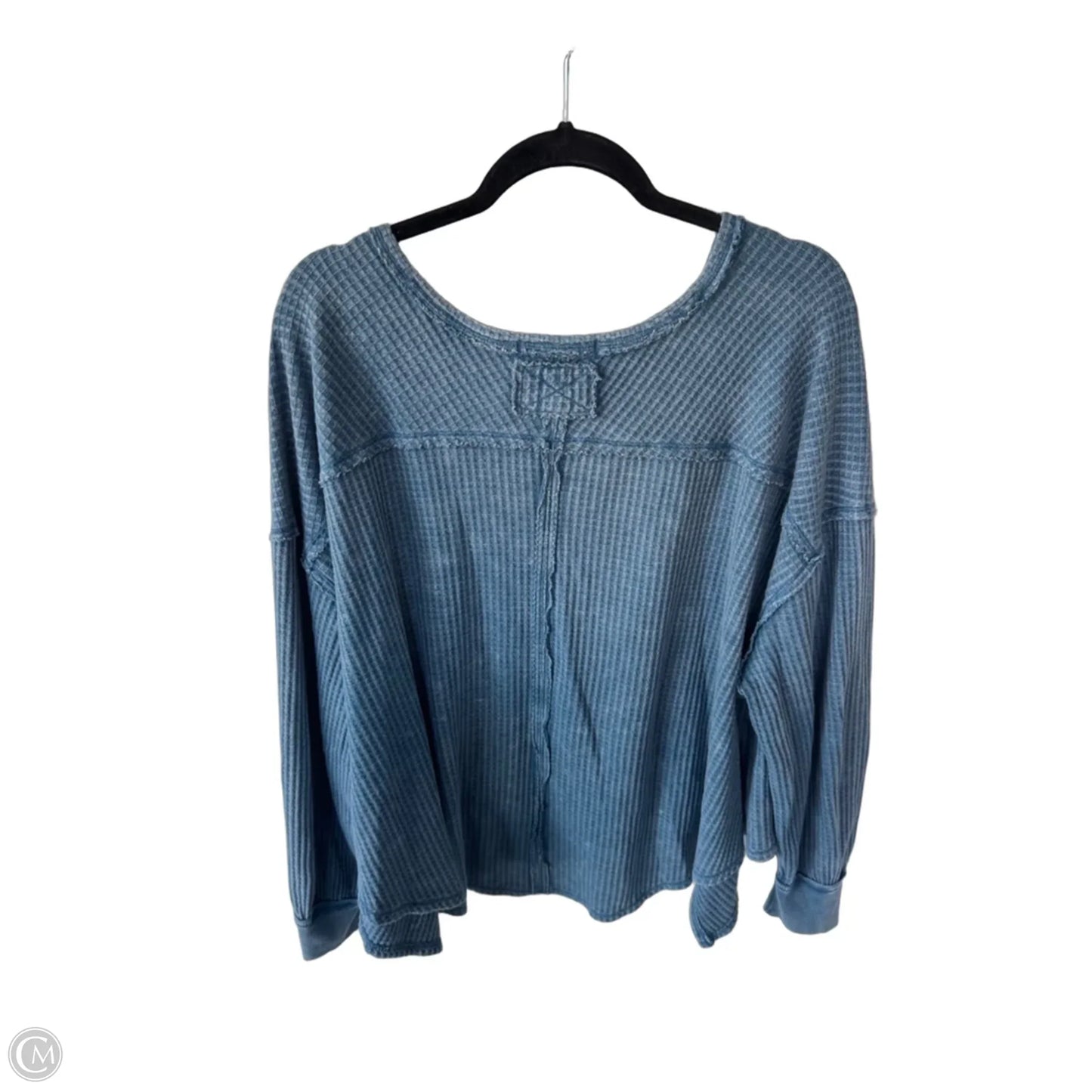 Top Long Sleeve By We The Free In Blue, Size: M