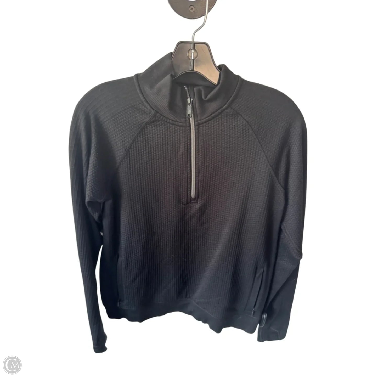 Athletic Sweatshirt Crewneck By Lululemon In Black, Size: M