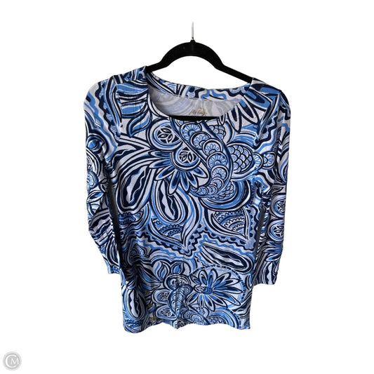 Dress Designer By Lilly Pulitzer In Blue & White, Size: S