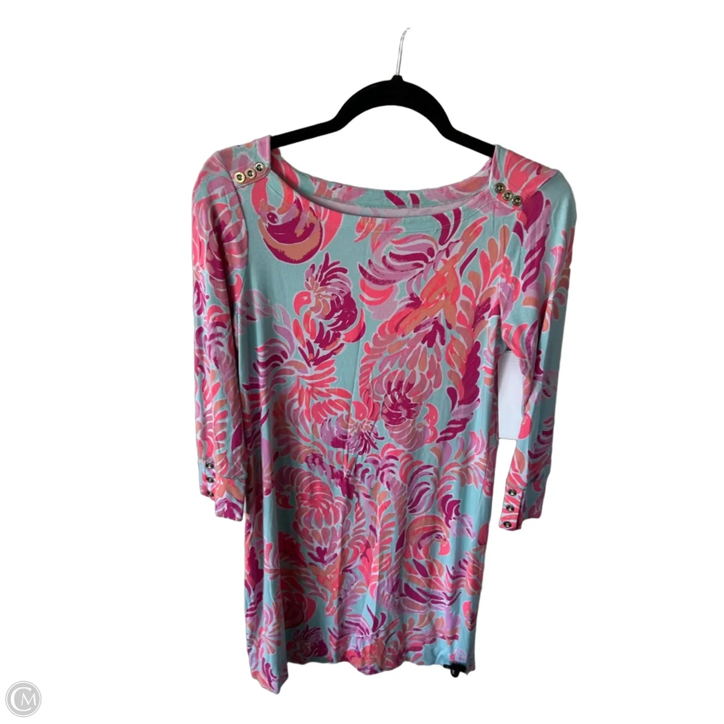Dress Designer By Lilly Pulitzer In Blue & Pink, Size: S