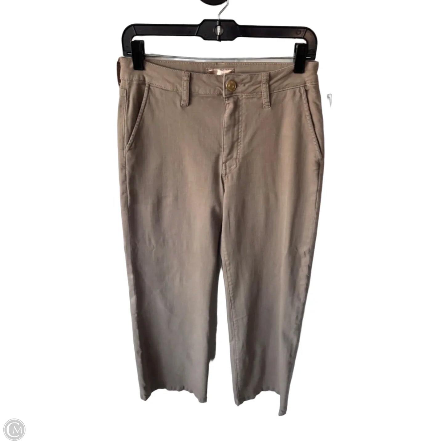 Jeans Wide Leg By Kut In Tan Denim, Size: 6