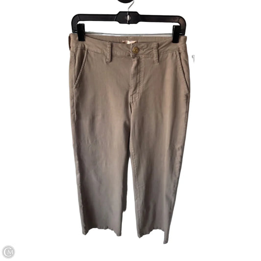 Jeans Wide Leg By Kut In Tan Denim, Size: 6