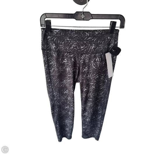 Athletic Leggings Capris By Athleta In Black & Grey, Size: 4
