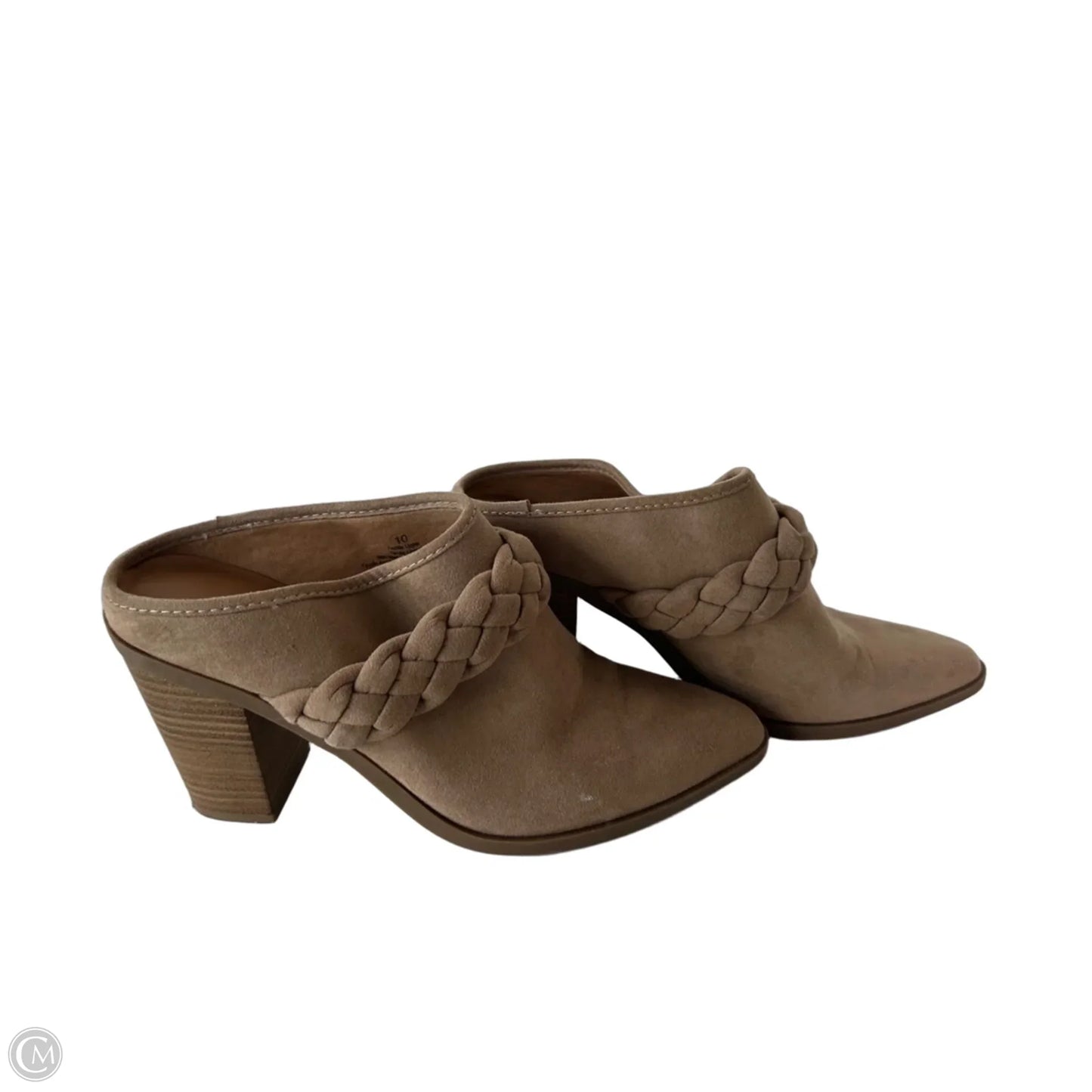 Shoes Heels Block By Universal Thread In Tan, Size: 10