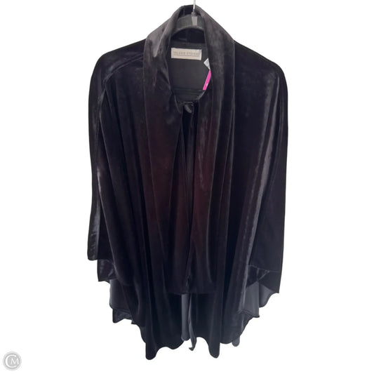 Poncho By Valerie Stevens In Black, Size: Osfm