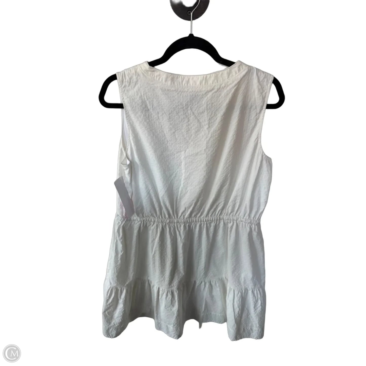 Dress Casual Short By Vineyard Vines In White, Size: L