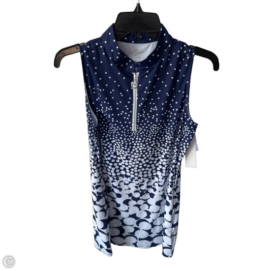 Athletic Dress By Clothes Mentor In Blue & White, Size: M