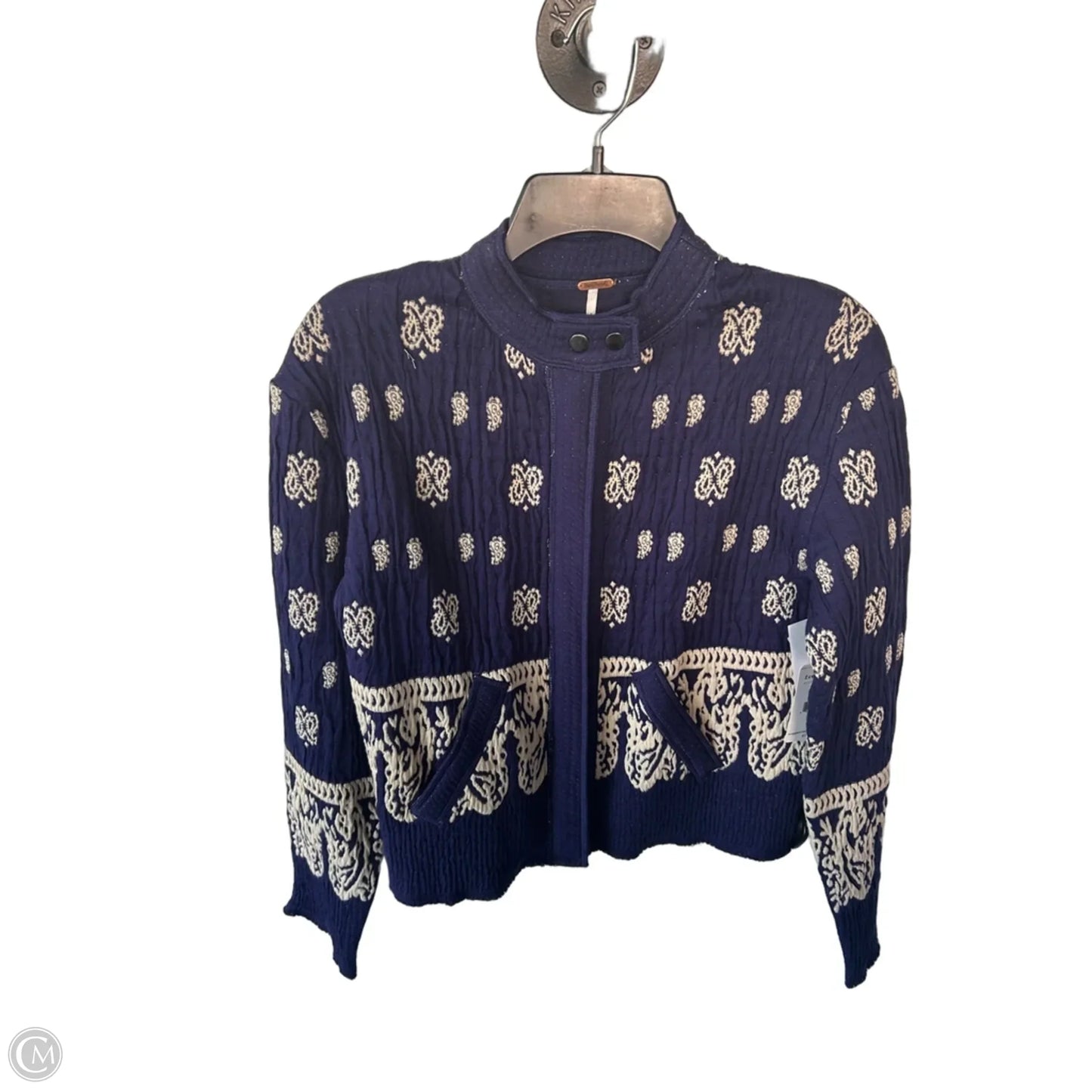 Jacket Other By Free People In Blue & Tan, Size: Xs