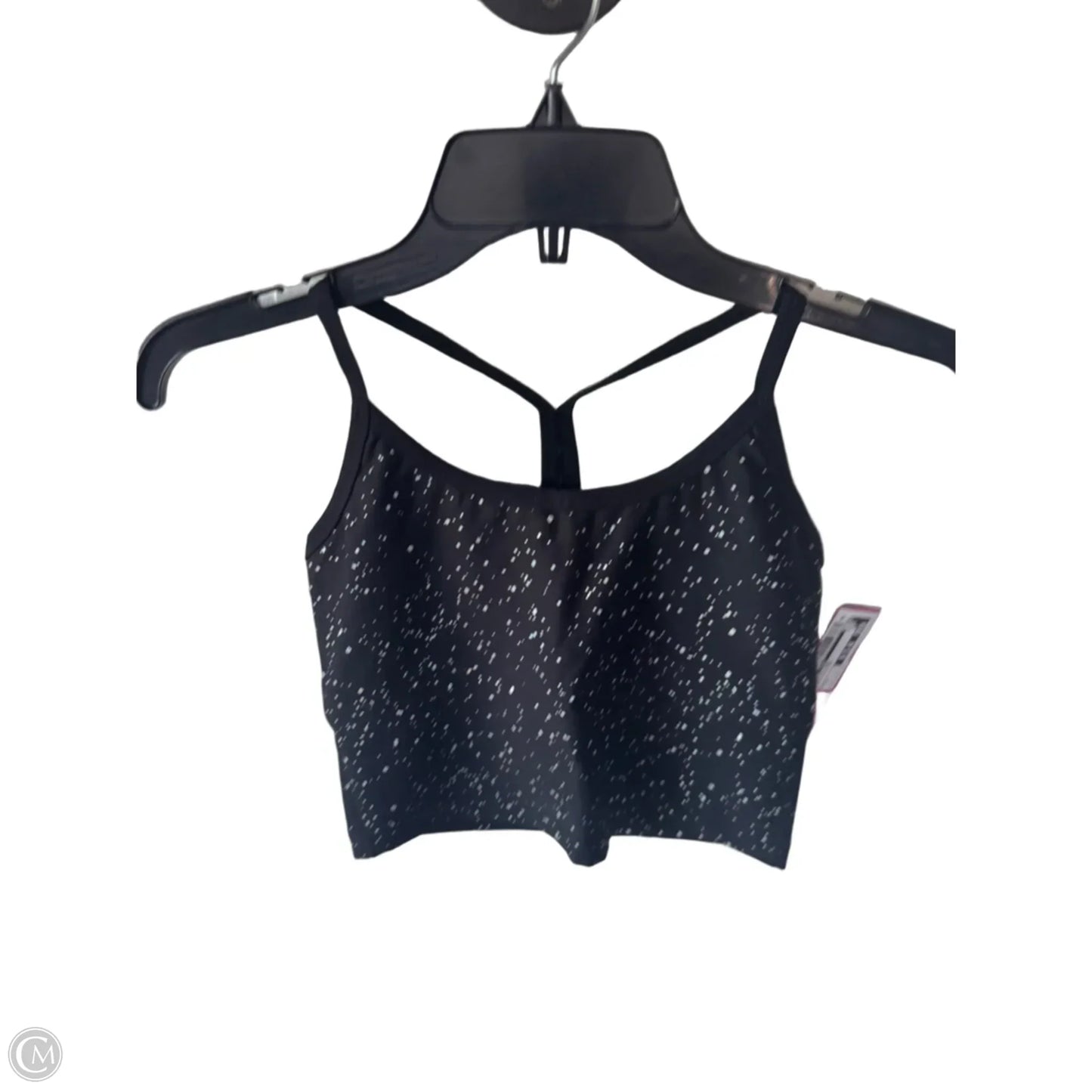 Athletic Bra By Beyond Yoga In Black & Silver, Size: S