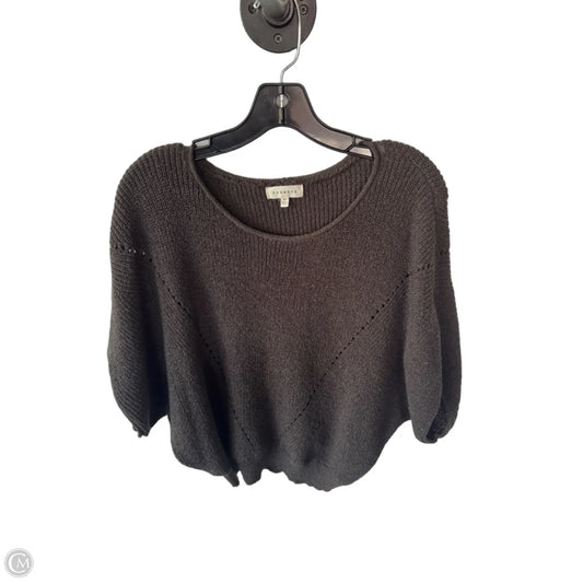 Sweater Short Sleeve By Promesa In Brown, Size: M