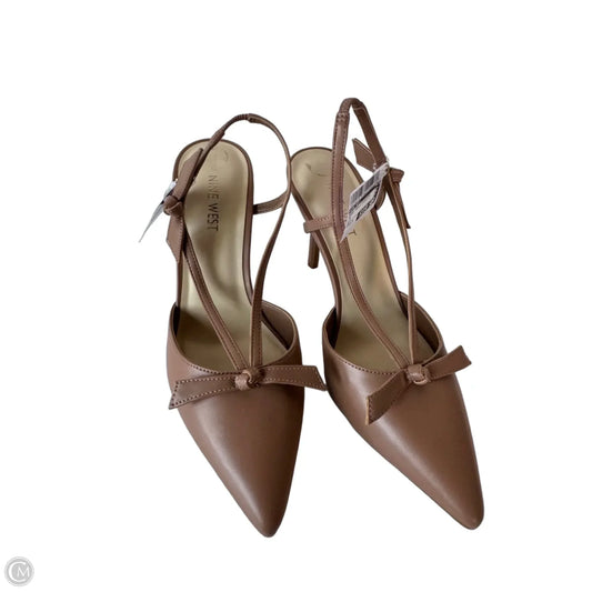 Shoes Heels Stiletto By Nine West In Tan, Size: 8.5
