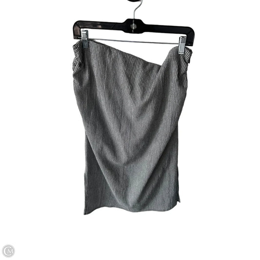 Skirt Midi By Halogen In Black & White, Size: 12